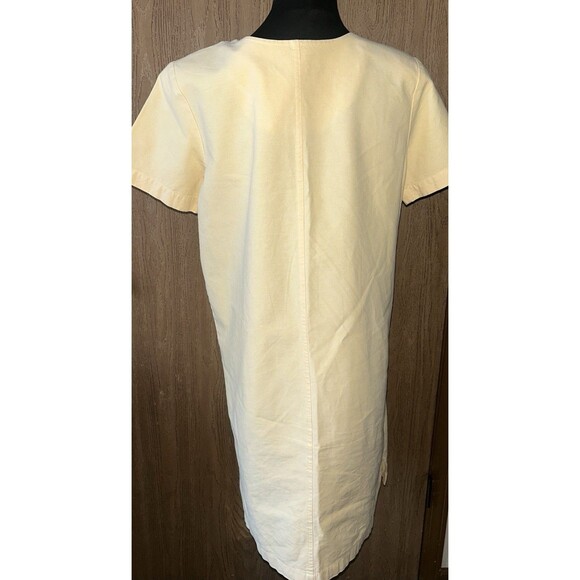 Blue J. 100%cotton  VTG 90s Embroidery MIDI Coastal Dress Women’s M - Picture 3 of 9